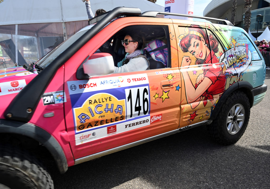 départ nice rallye gazelles