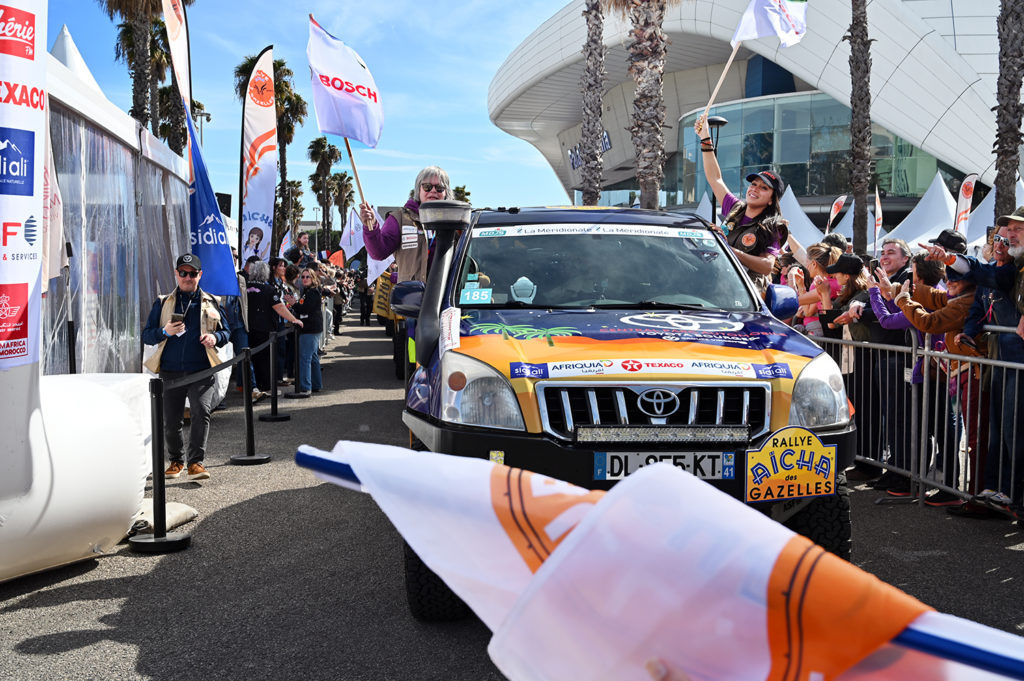 départ nice rallye gazelles