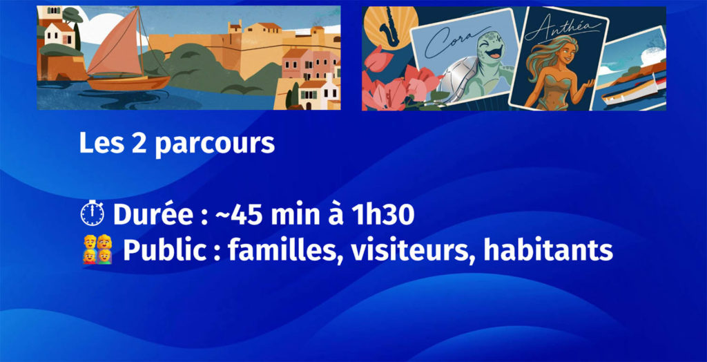 antibes juan les pins parcours gamifiés