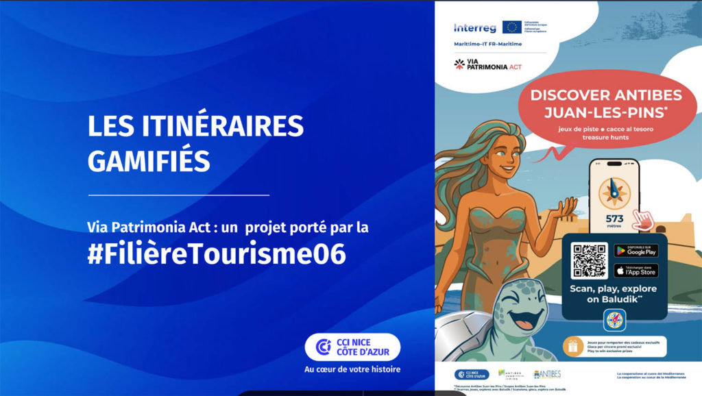 antibes juan les pins parcours gamifiés