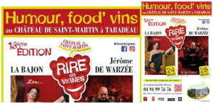 rire en vignes la bajon jérôme de warzée