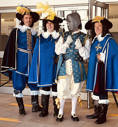 masque roi liberté fort royal