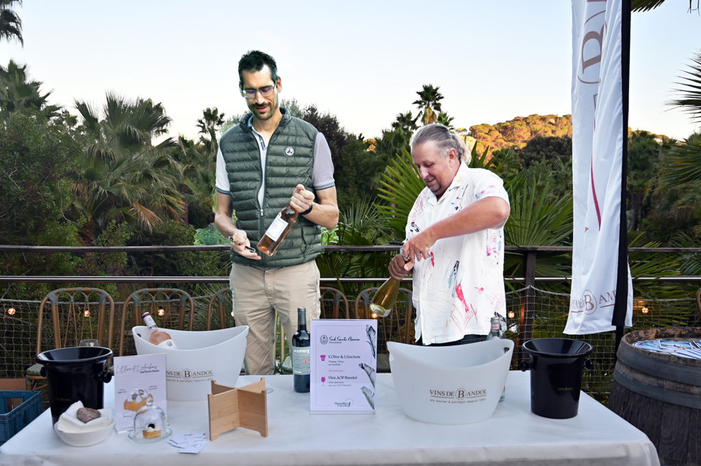 banquet tropicana flore vignobles scène