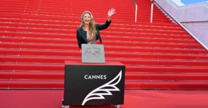 christie brinkley empreintes croisette