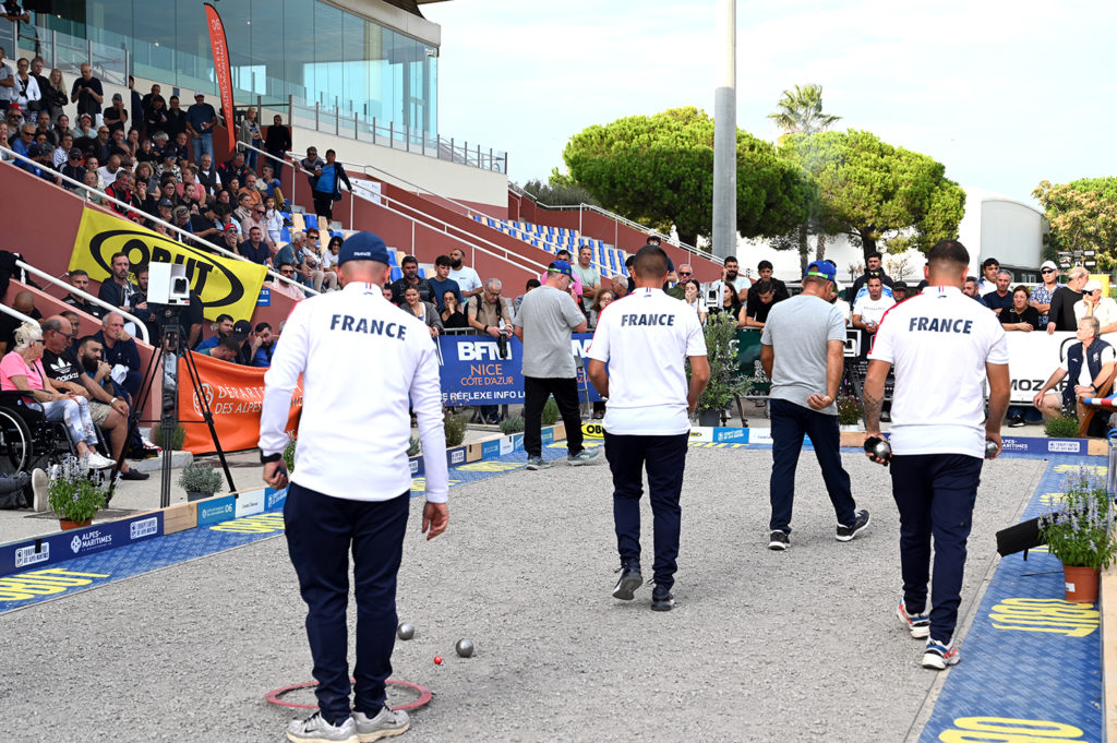 europétanque france espagne triomphent